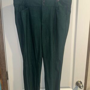 Torrid Forest Green Checkered Women's Dress Pants